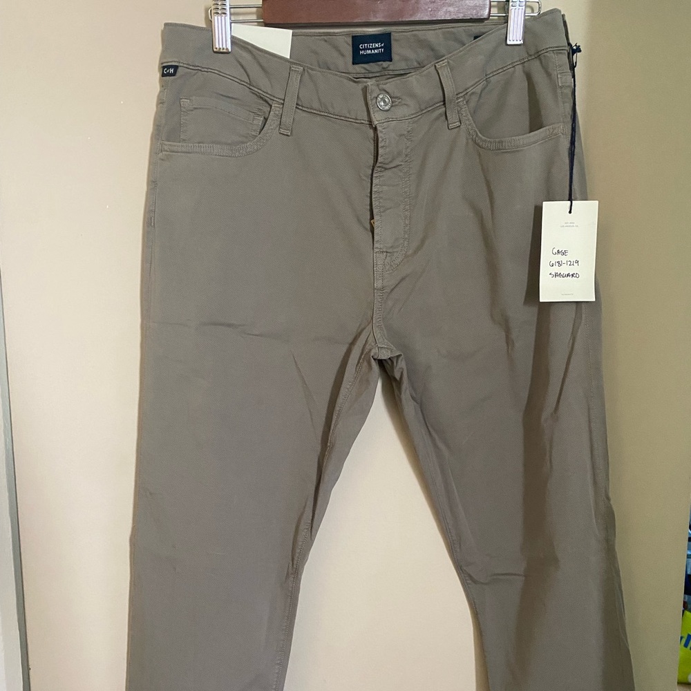 Citizens of Humanity The London slim taper khaki pants